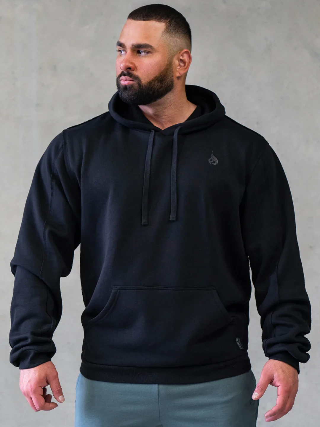 Світшот з капюшоном Ryderwear Force FORHOD-BLK