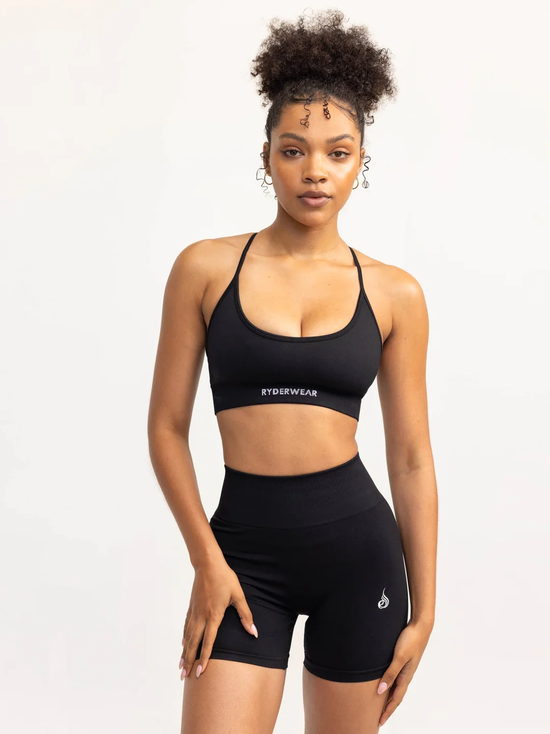 Безшовний спортивний бюстгальтер Ryderwear Lift 2.0 LF2SBR-BLK Фото 3