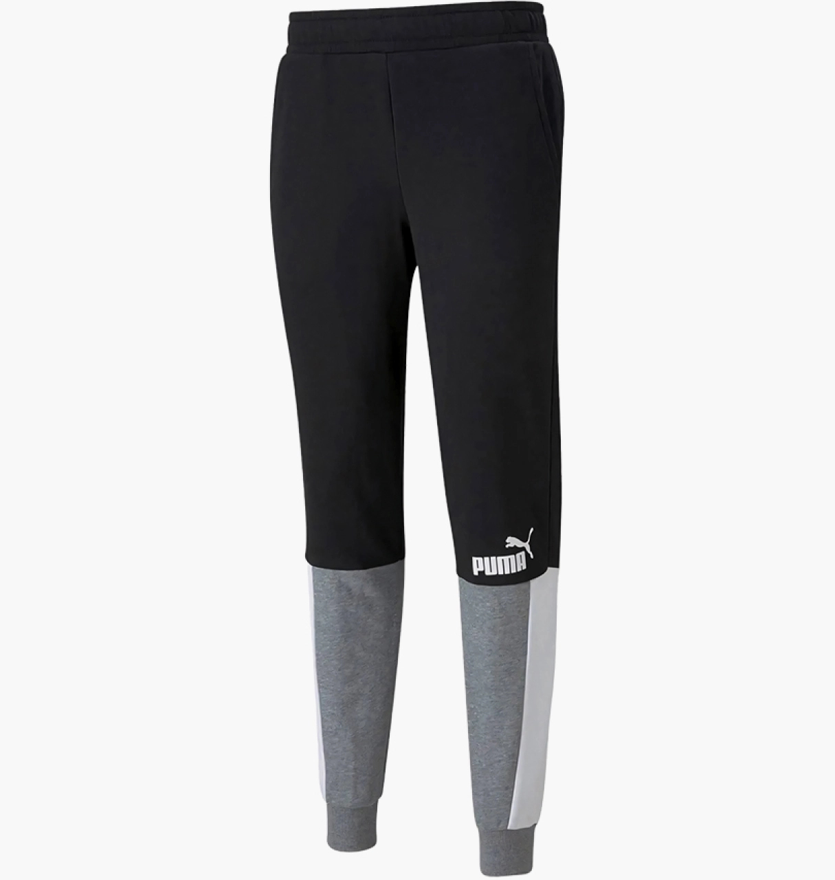 Брюки чоловічі Puma Ess+ Block Black/Grey (848007-01)