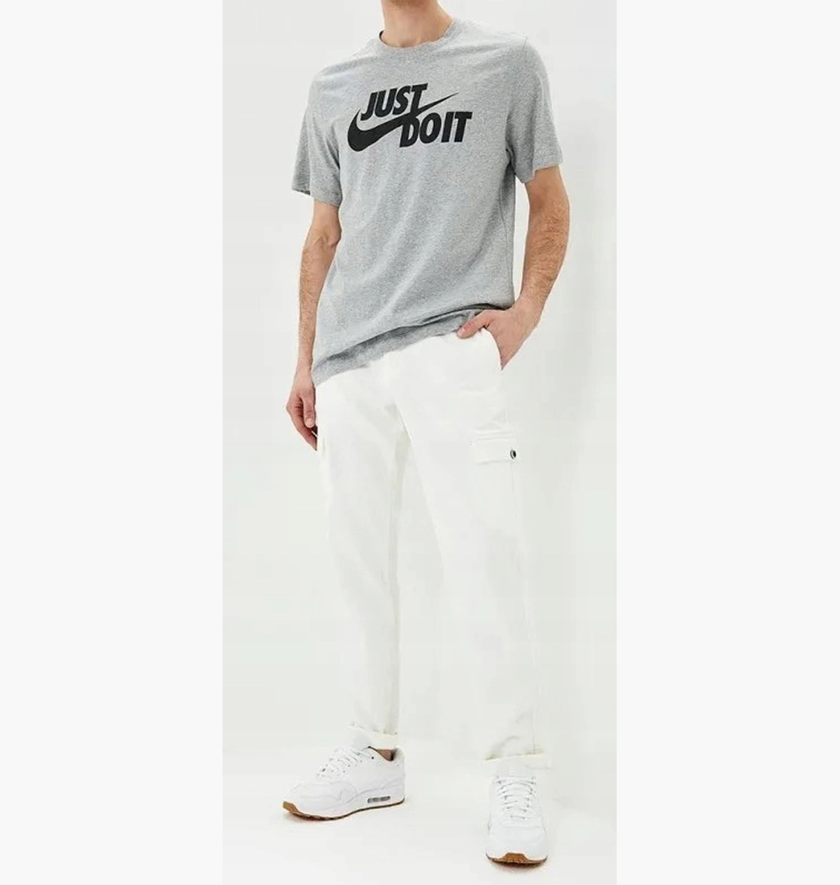 Футболка чоловіча Nike M Tee Grey (DX1989-063)