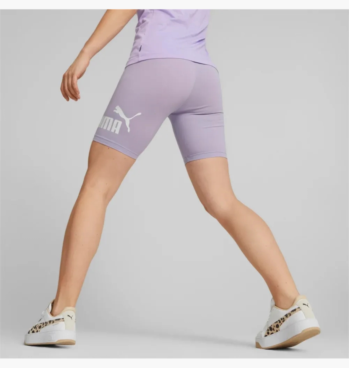 Шорти жіночі Puma Essentials Logo Short Leggings Violet (848347-70)