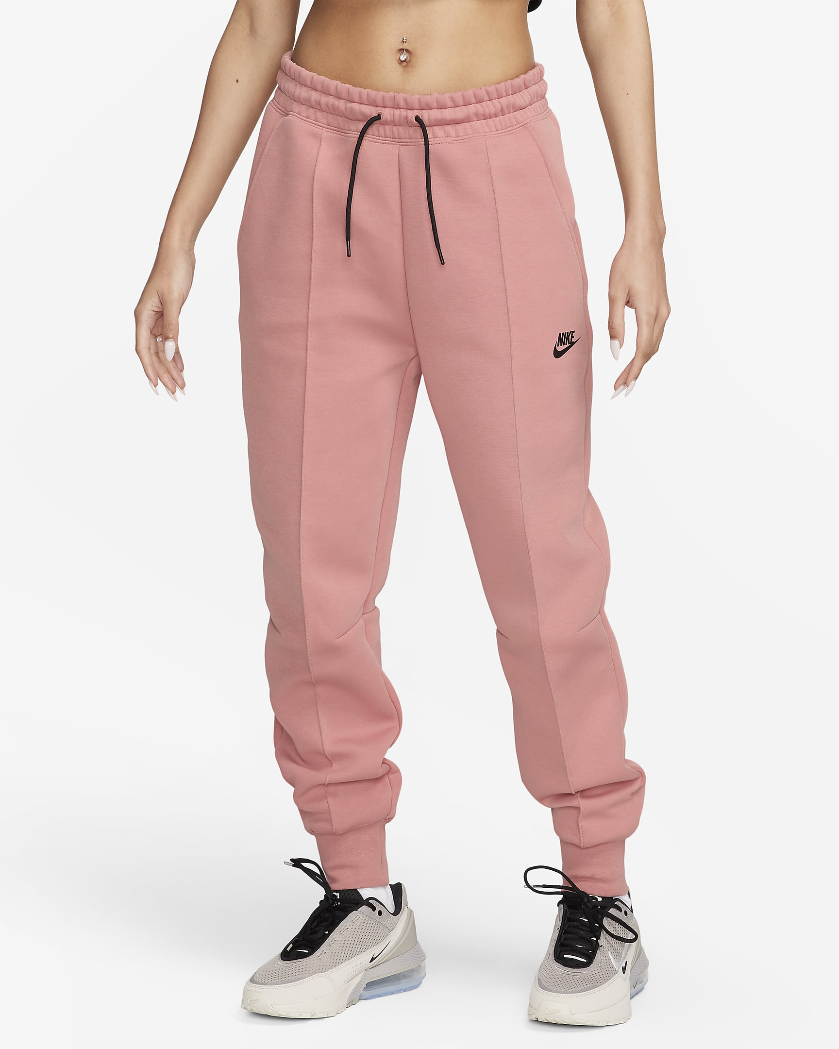 Брюки жіночі Nike Sportswear Tech Fleece Mid-Rise Joggers (FB8330-618)