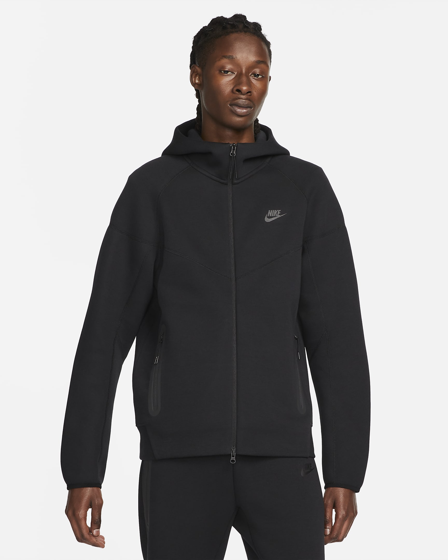 Кофта чоловіча Nike Sportswear Tech Fleece Windrunner Full-Zip Hoodie (FB7921-010)