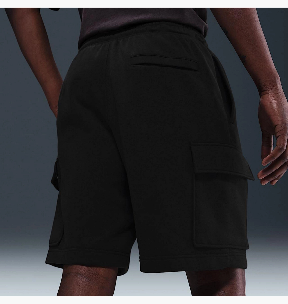 Шорти чоловічі Nike Fleece Cargo Black (FN3525-010)