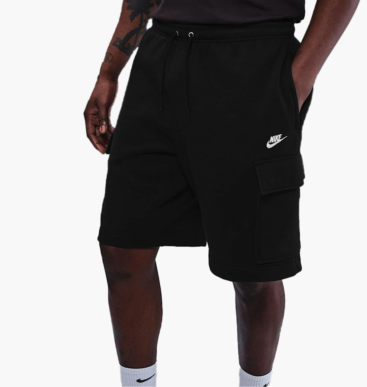 Шорти чоловічі Nike Fleece Cargo Black (FN3525-010)