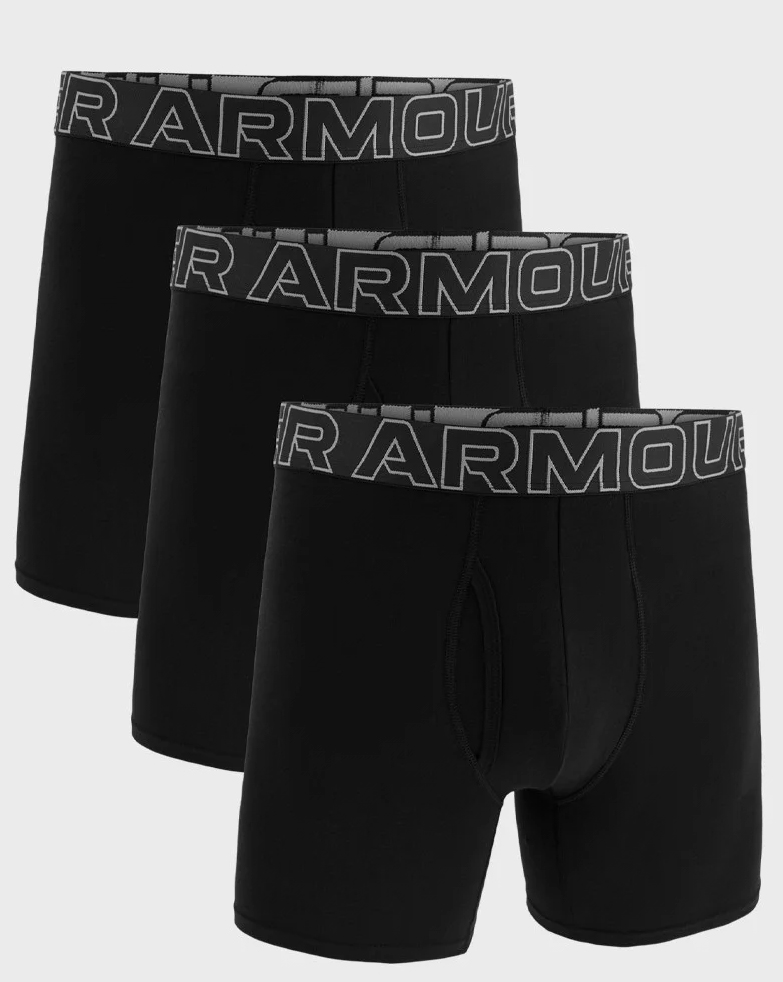Труси-боксерки чоловічі Under Armour Ua M Perf Cotton 6In (1383889-001)