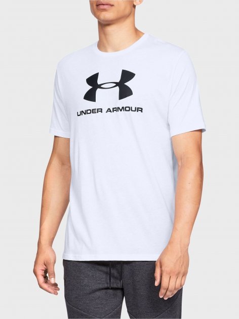 Футболка чоловіча Under Armour Sportstyle Logo Ss (1329590-100)