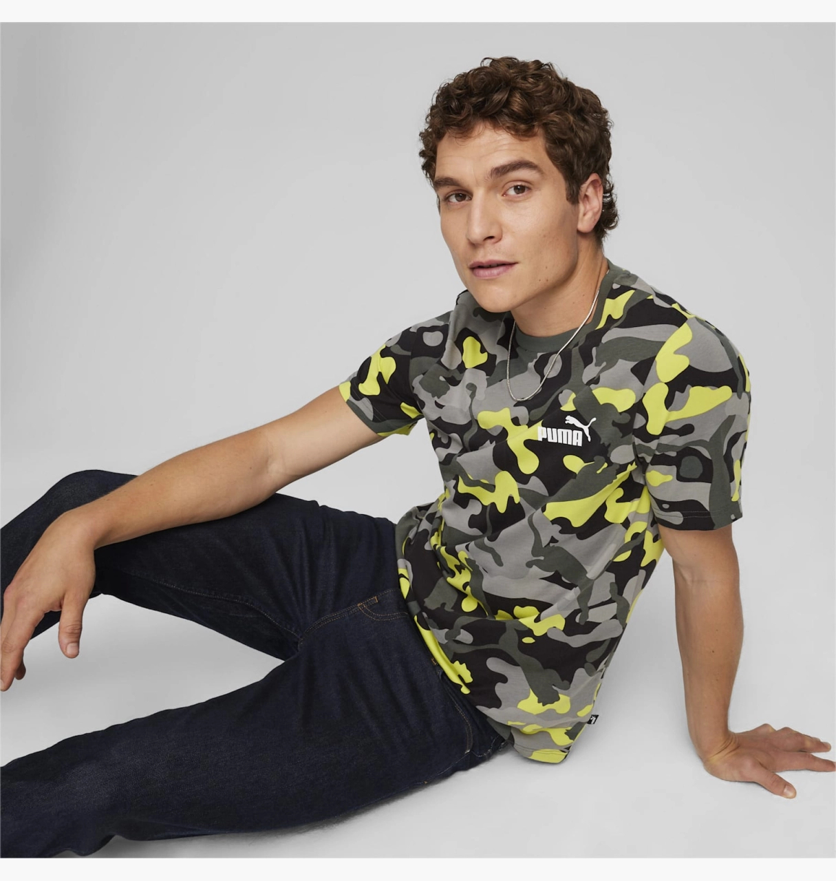 Футболка чоловіча Puma Ess+ Camo Aop Tee Multi (675943-80)