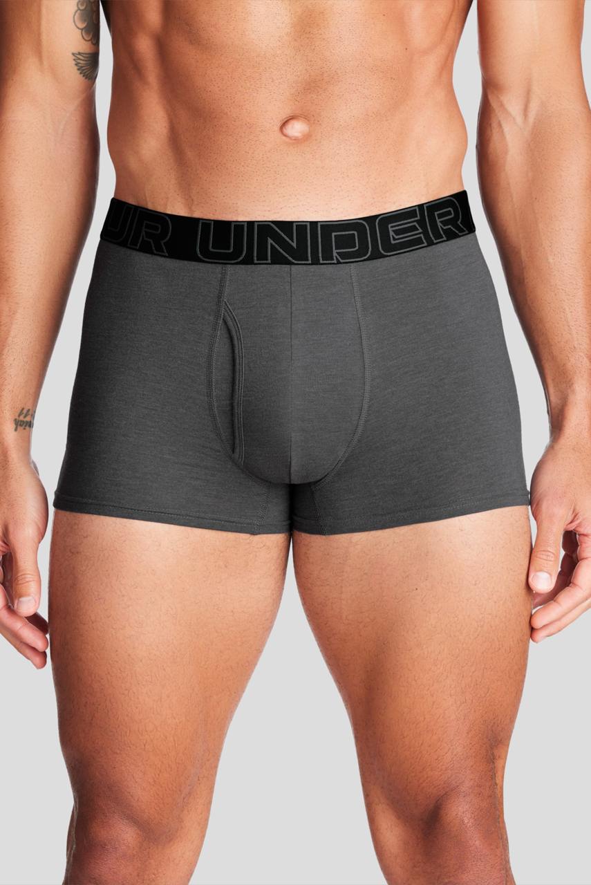 Труси-боксерки чоловічі Under Armour Ua Performance Cotton - Solid 3 3Pk (1383891-025)