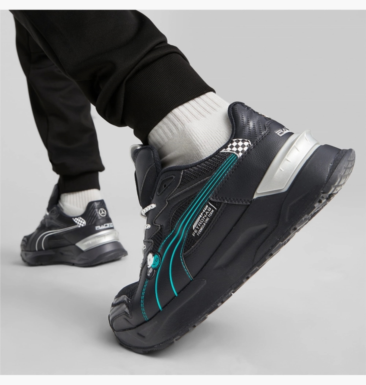 Кросівки чоловічі Puma Mercedes-Amg Petronas Motorsport Mirage Sport Asphalt Black (307847-01)