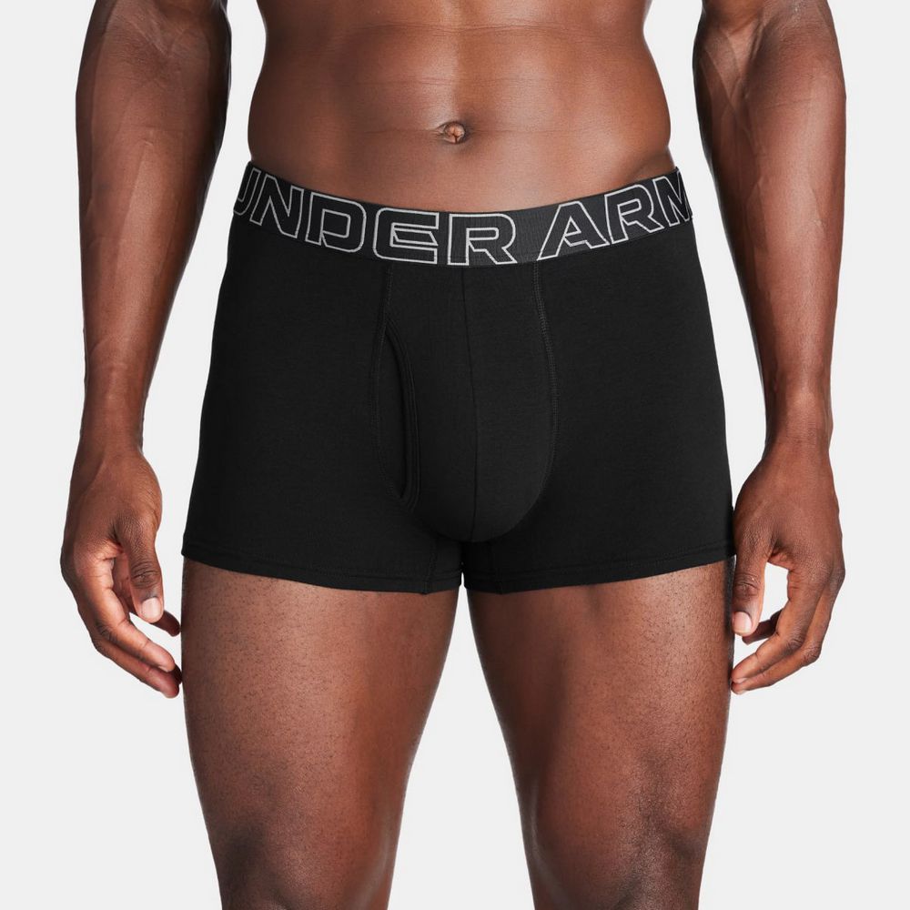 Труси-боксерки чоловічі Under Armour Ua M Perf Cotton 3In (1383891-001)
