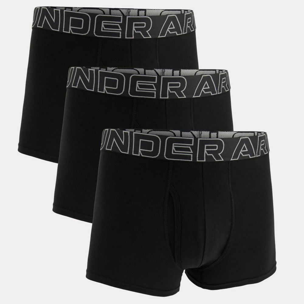 Труси-боксерки чоловічі Under Armour Ua M Perf Cotton 3In (1383891-001)