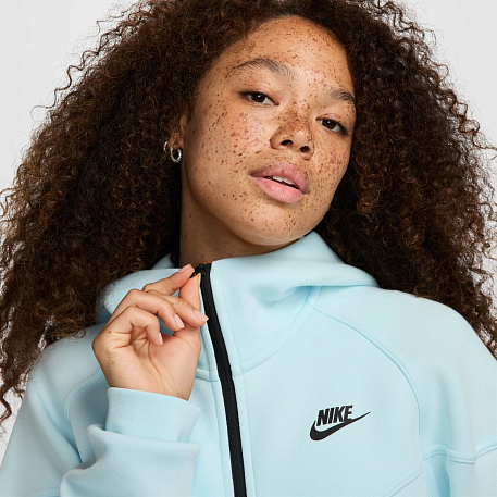 Кофта жіночі Nike W Nsw Tch Flc Wr Fz Hdy (FB8338-474)