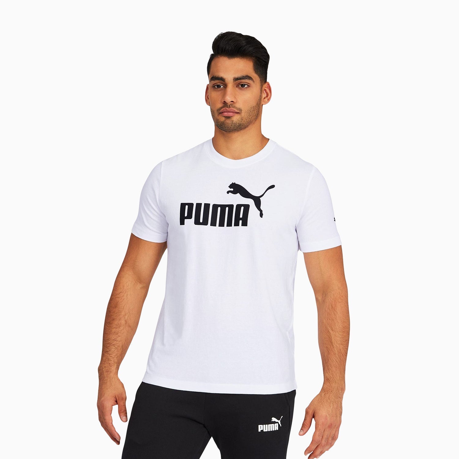 Футболка чоловіча Puma Essentials Logo Tee White (586449-02)