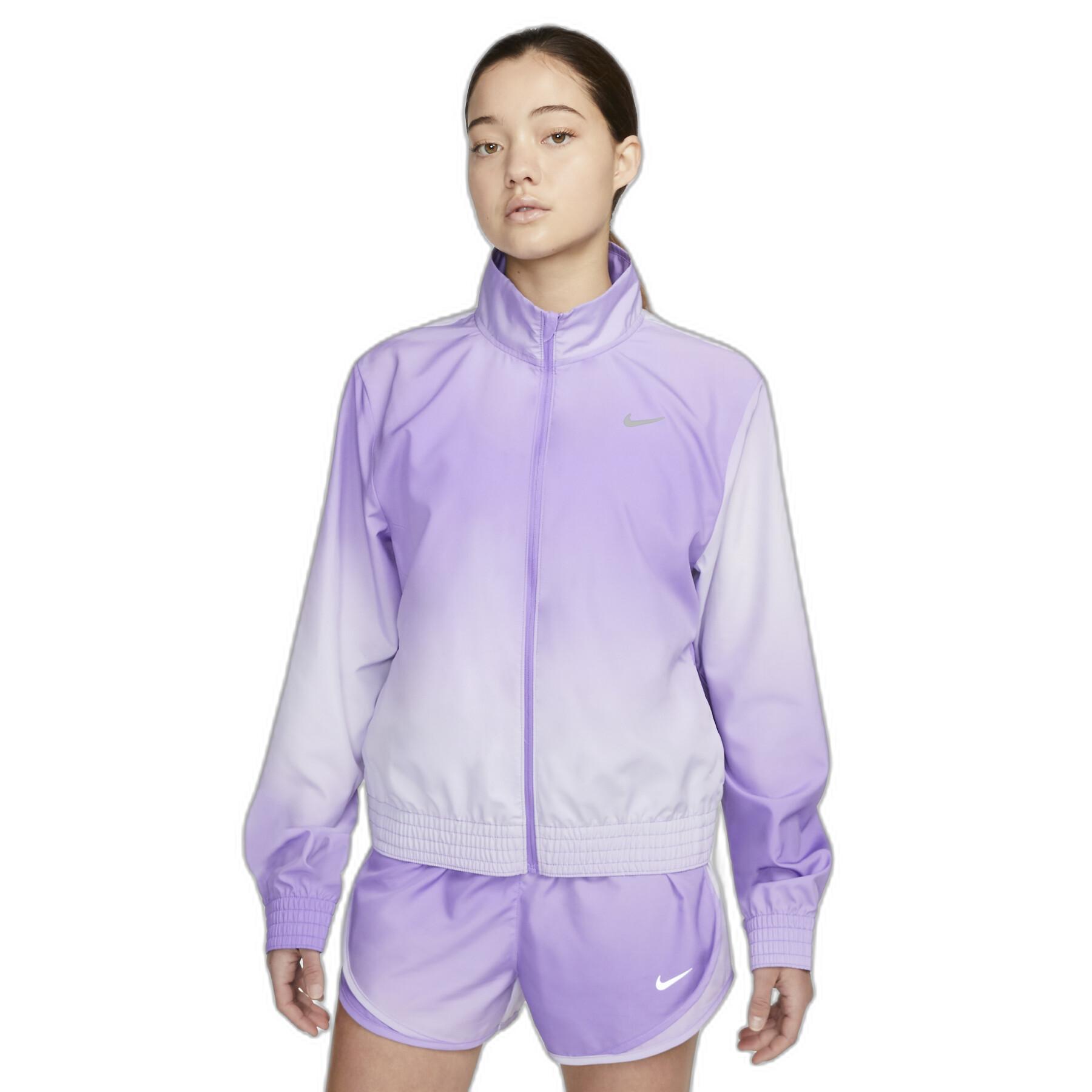 Вітровка жіноча Nike Dri-Fit Swoosh Run Printed Jacket Women (DX1039-567)