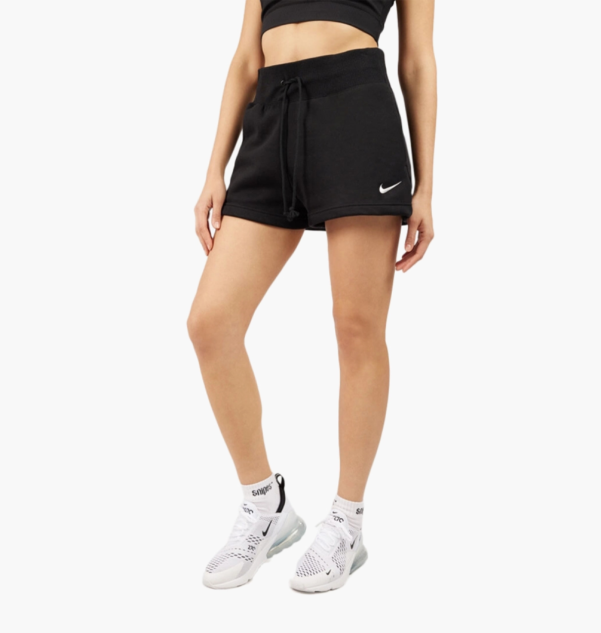 Шорти жіночі Nike Nsw Phoenix Fleece High-Rise Shorts Black (FD1409-010)