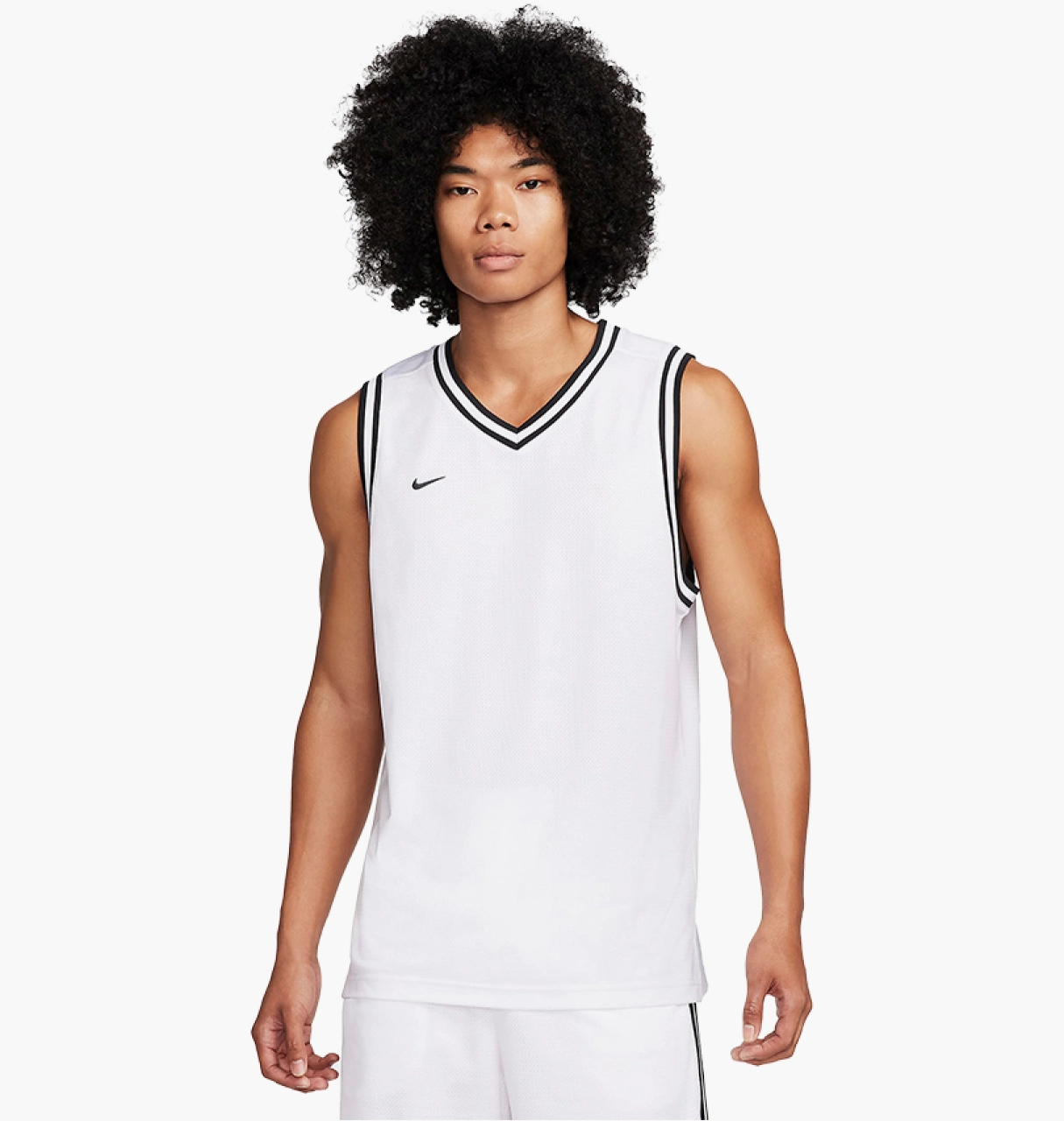 Майка чоловіча Nike Dna Dri-Fit Basketball Jersey White (FQ3707-100)