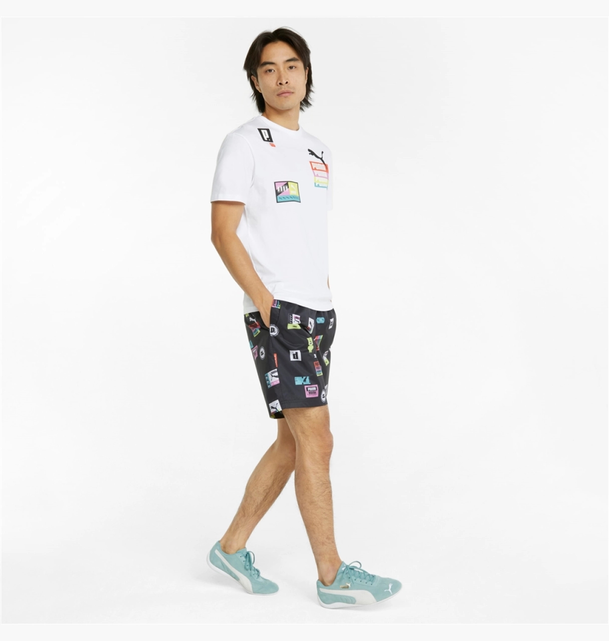 Шорти чоловічі Puma Brand Love Printed Multi (533669-01)