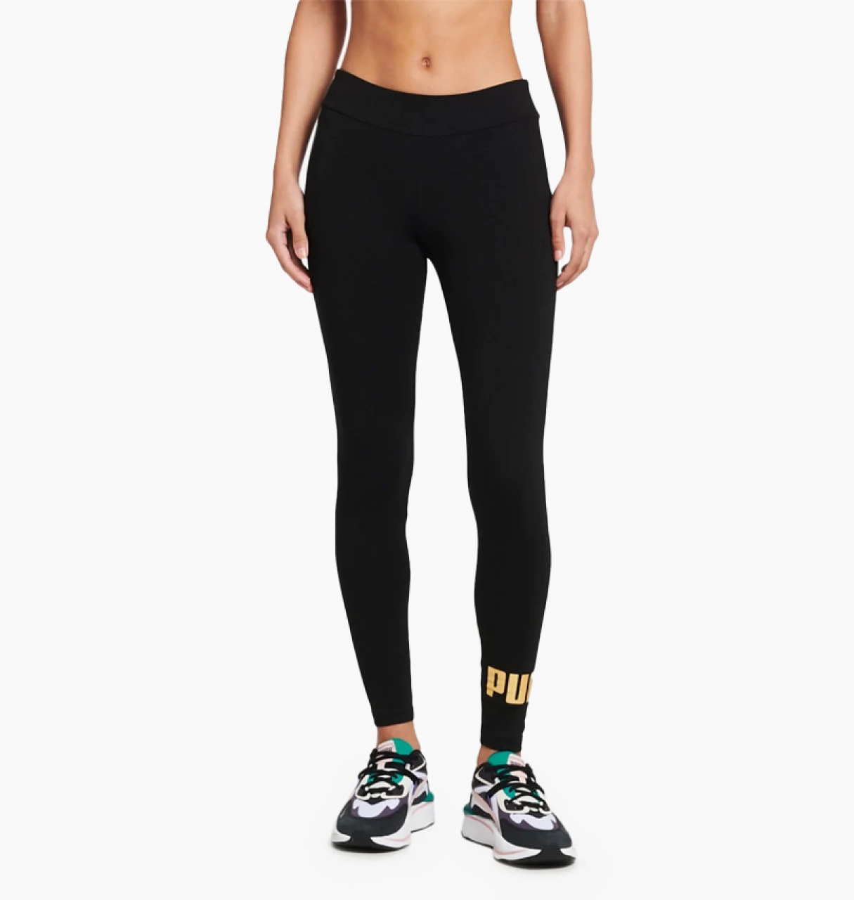 Лосіни жіночі Puma Essential Metallic Logo Leggings Black (848307-01)