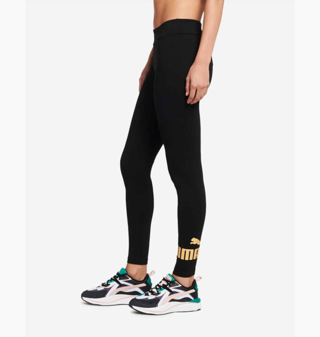 Лосіни жіночі Puma Essential Metallic Logo Leggings Black (848307-01)