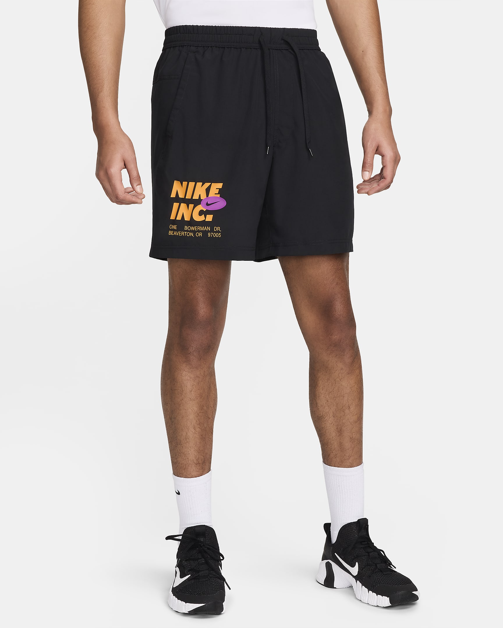 Шорти чоловічі Nike Form Dri-Fit 18Cm (Approx.) Unlined Fitness (FN3992-010)