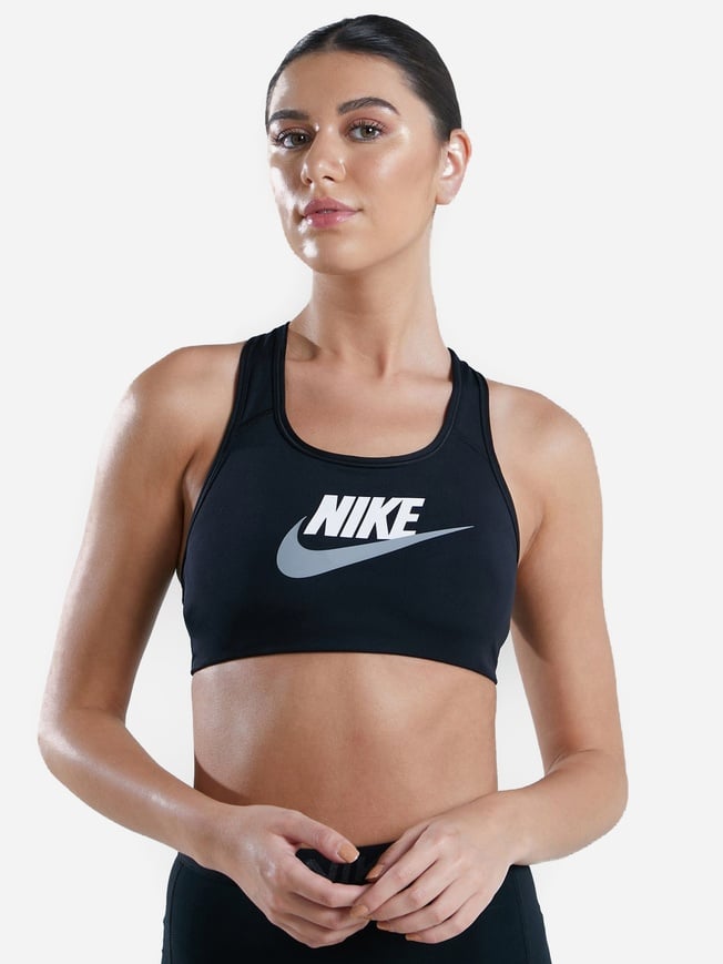 Спортивний топ жіночий Nike W Nk Df Swsh Cb Futura Gx Bra (DM0579-010)