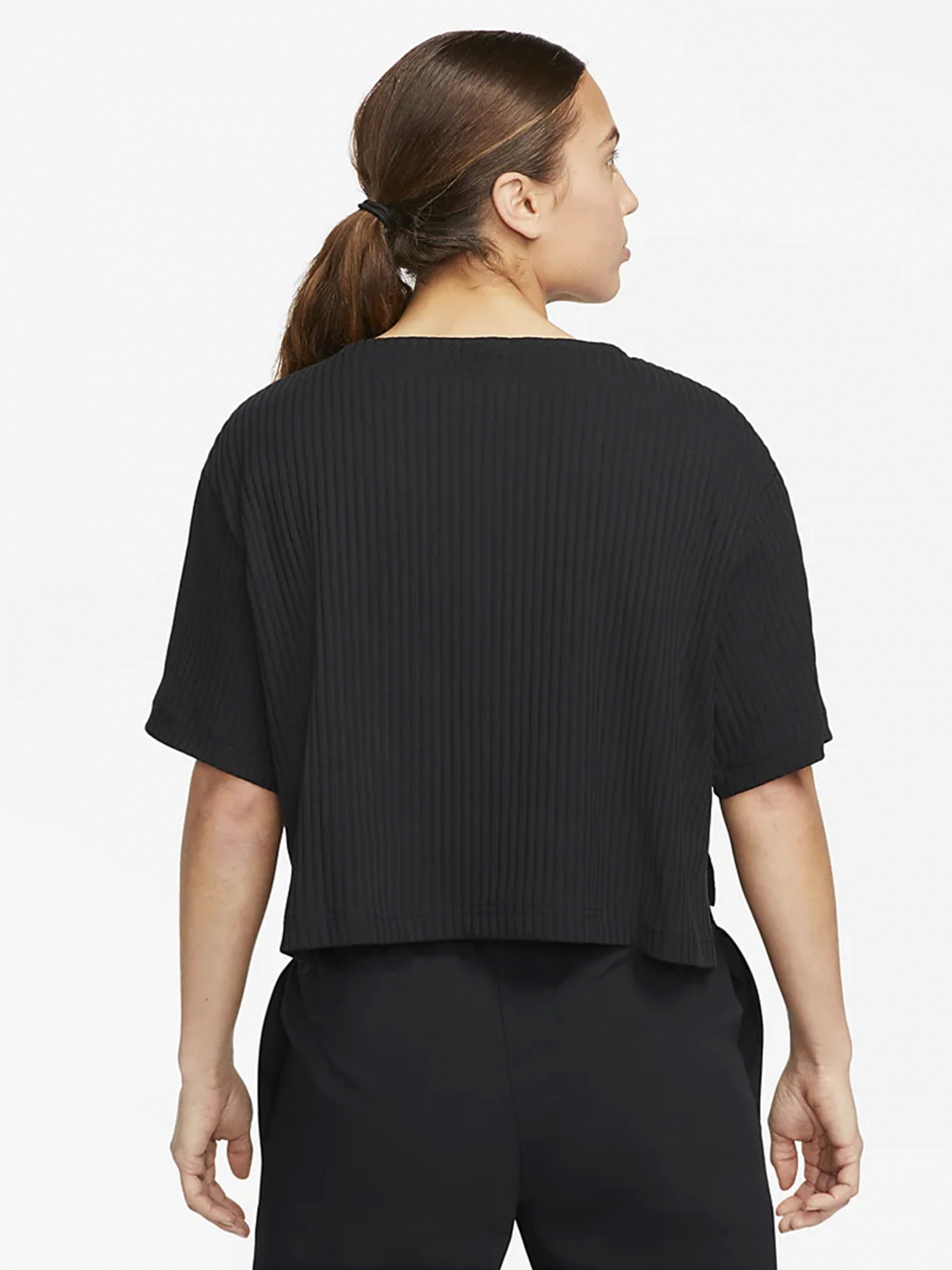 Футболка жіноча Nike Nsw Rib Jrsy Ss Top (DV7870-010)