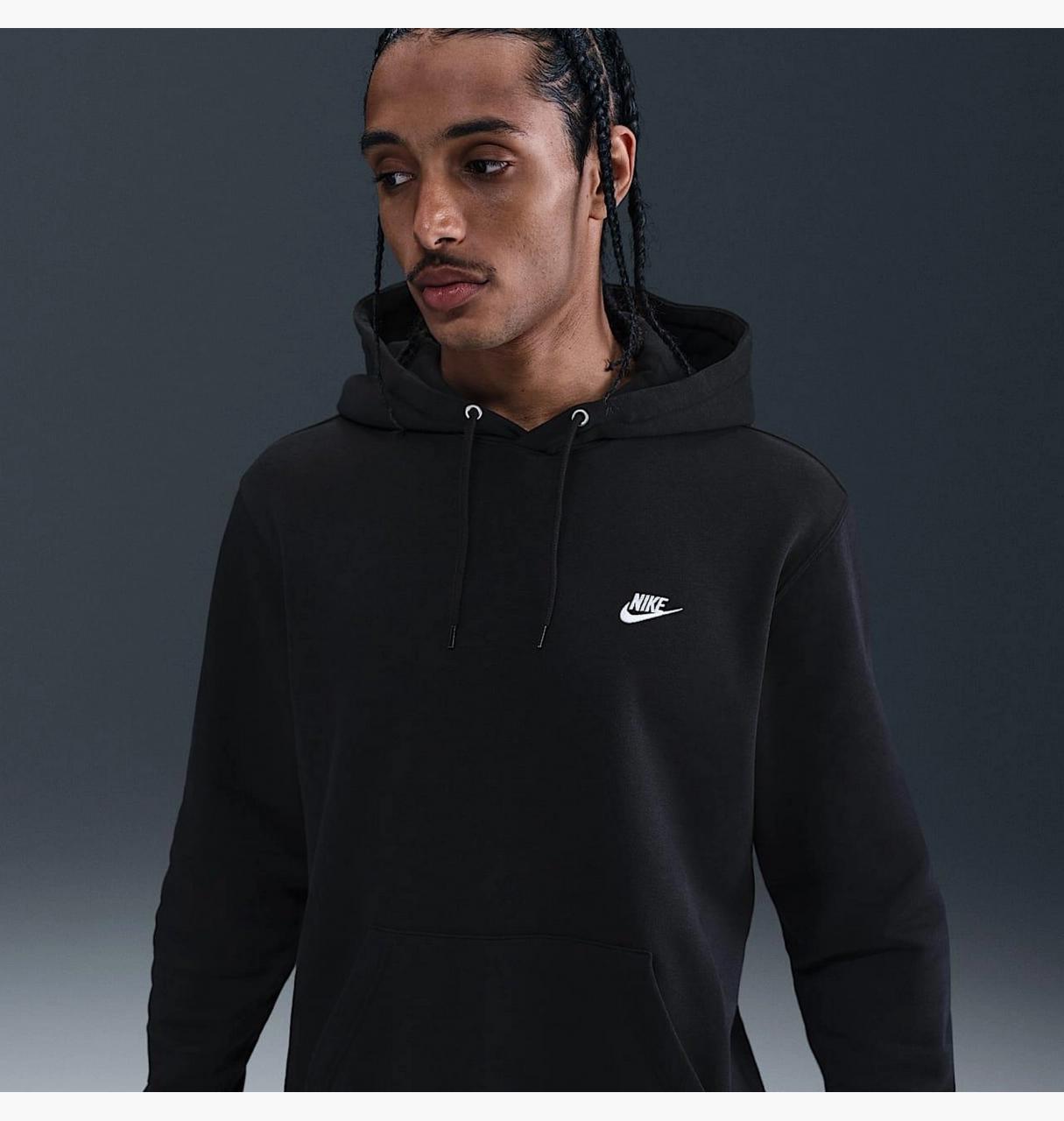 Кофта чоловіча Nike Club Pullover Fleece Hoodie (FN3859-010)