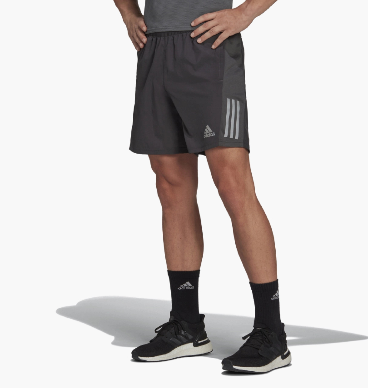 Шорти чоловічі Adidas Own The Run Shorts Grey (HB7454)