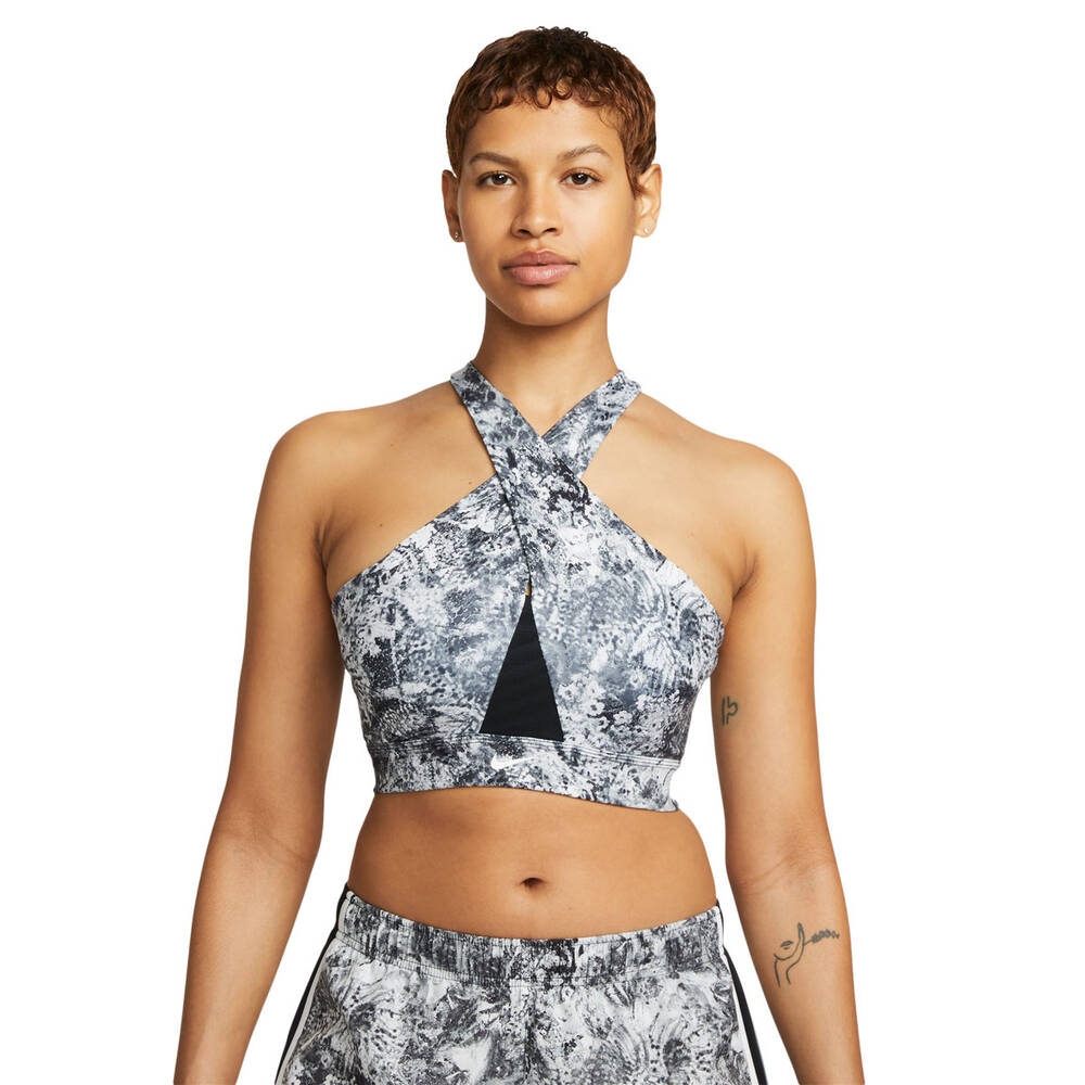 Спортивний топ жіночий Nike W Nk Df Swsh Wrap Bra Aop (DX1778-010)