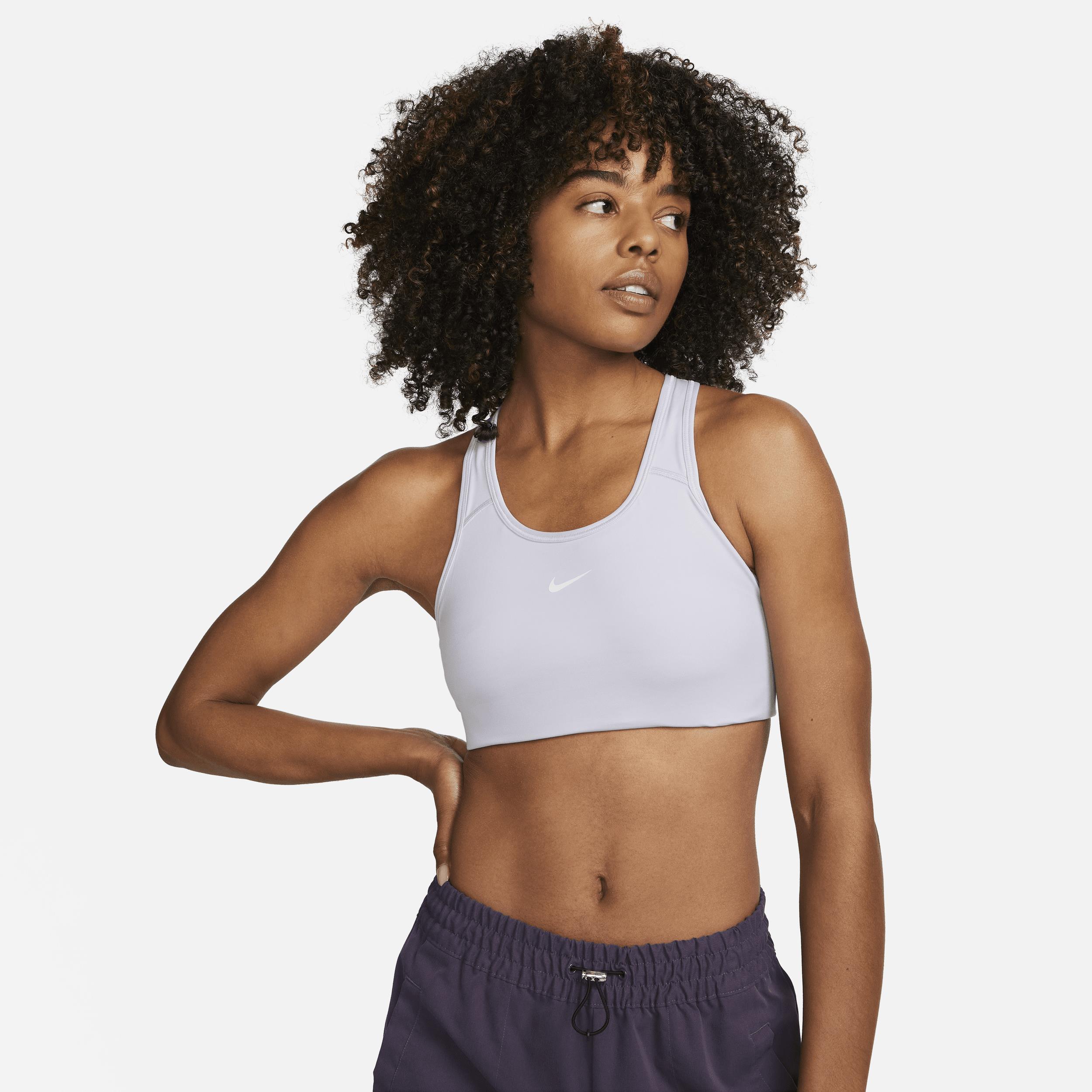 Спортивний топ жіночий Nike Swooshwomen's Medium-Support 1-Piece Pad Sports Bra (BV3636-536)