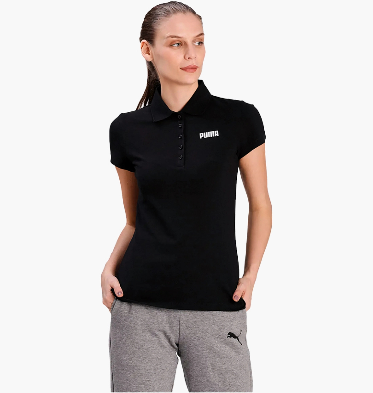 Футболка жіноча Puma Essentials Piqué Polo (854785-01)
