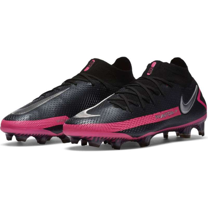 Бутси чоловічі Nike Phantom Gt Elite Df Fgblack Pink Blast (CW6589-006)