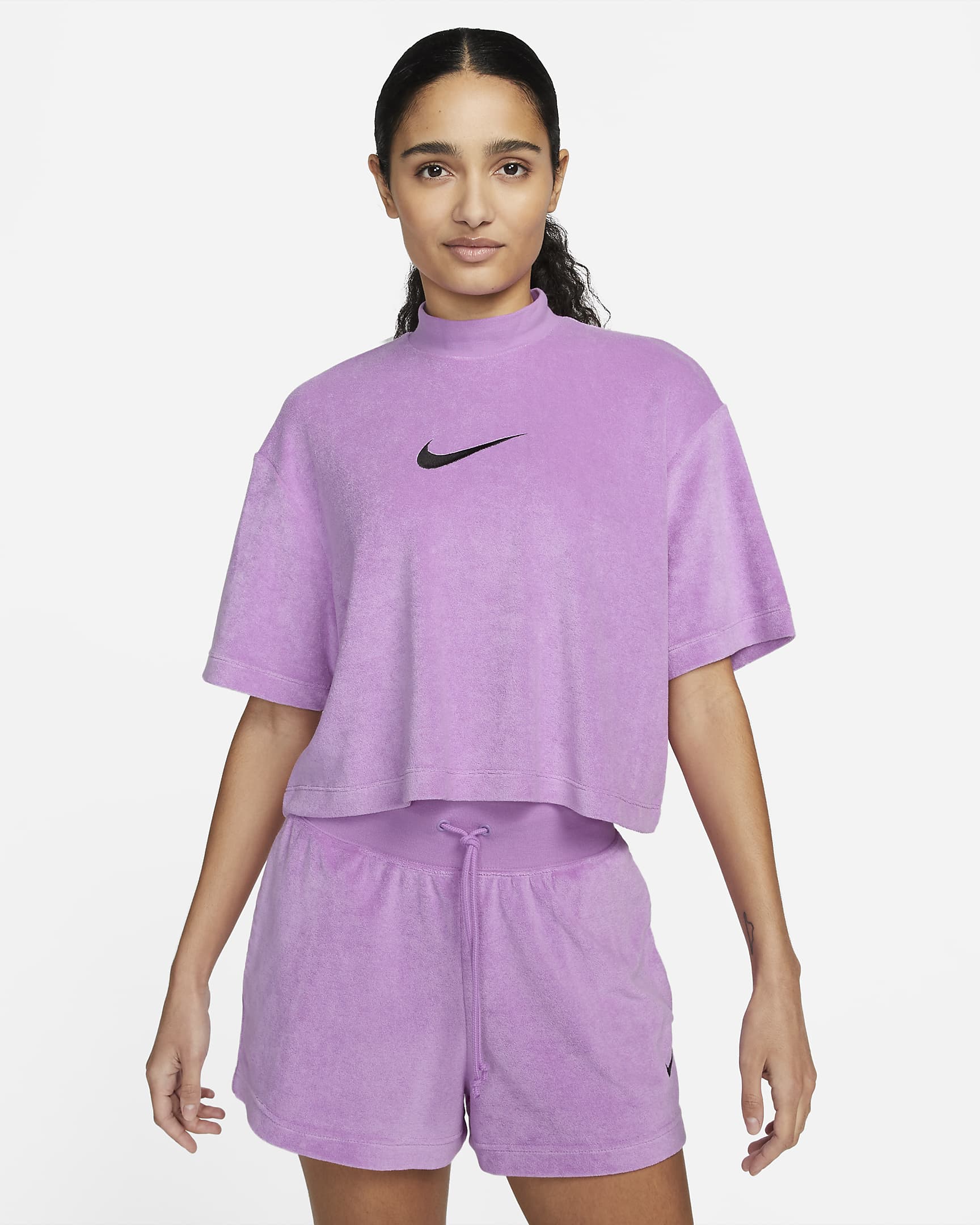 Футболка жіноча Nike Fleece T-Shirt (FJ4894-532)
