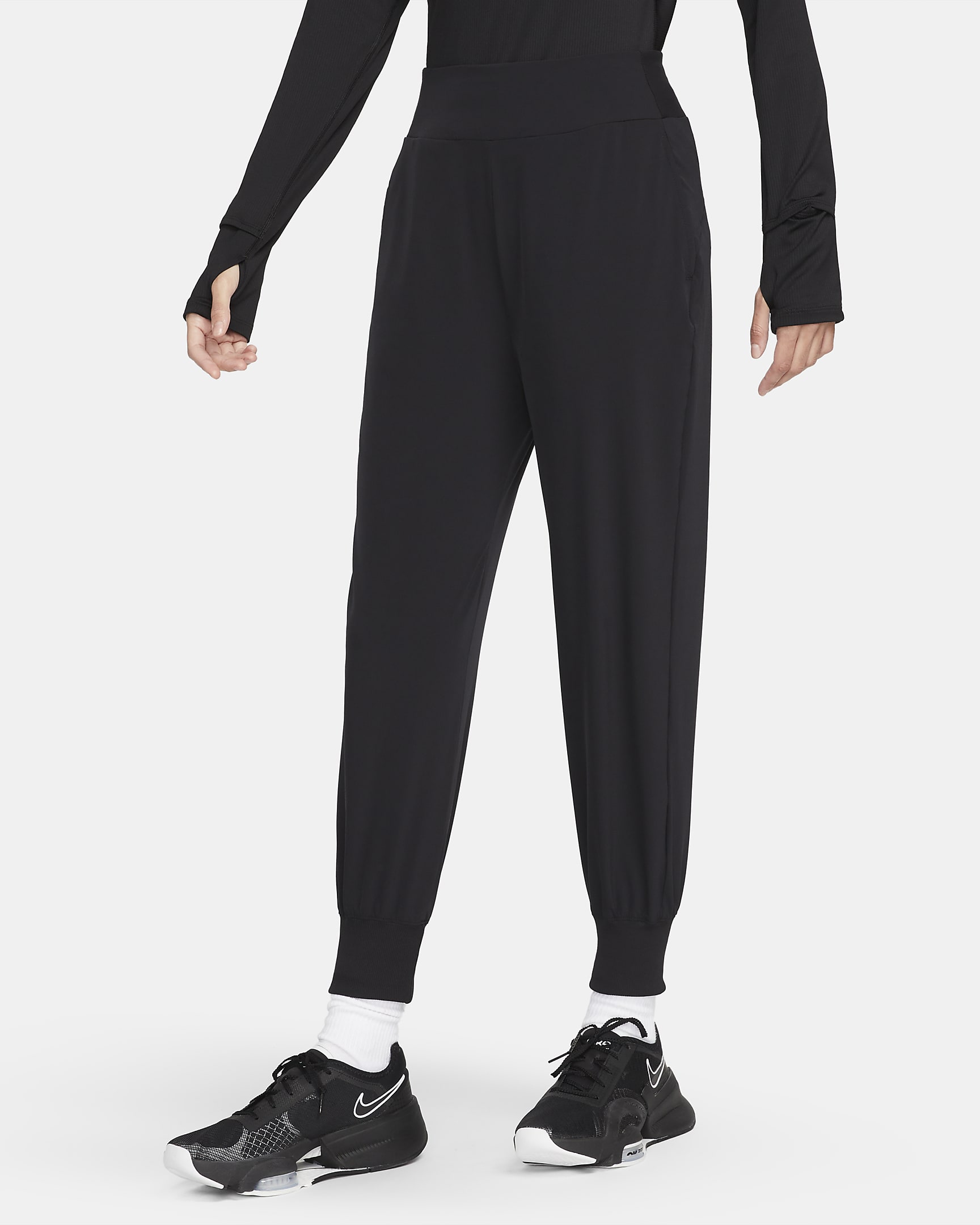 Брюки жіночі Nike Dri-Fit Bliss Mid-Rise 7/8 Joggers (DV9453-010)