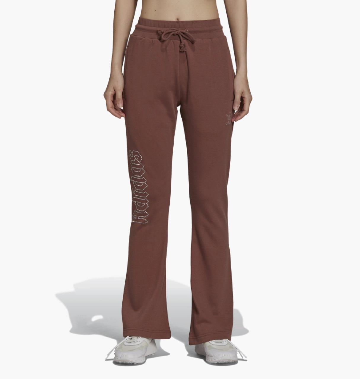 Брюки жіночі Adidas 2000 Luxe Open Hem Track Pants Brown (HF6772)