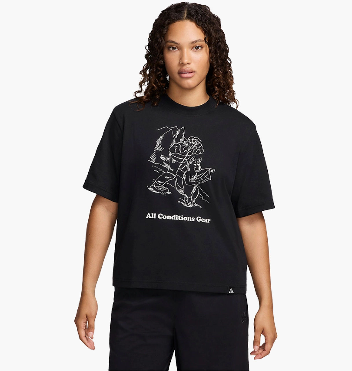 Футболка жіноча Nike T-Shirt Z Grafiką Acg Black (FV7325-010)