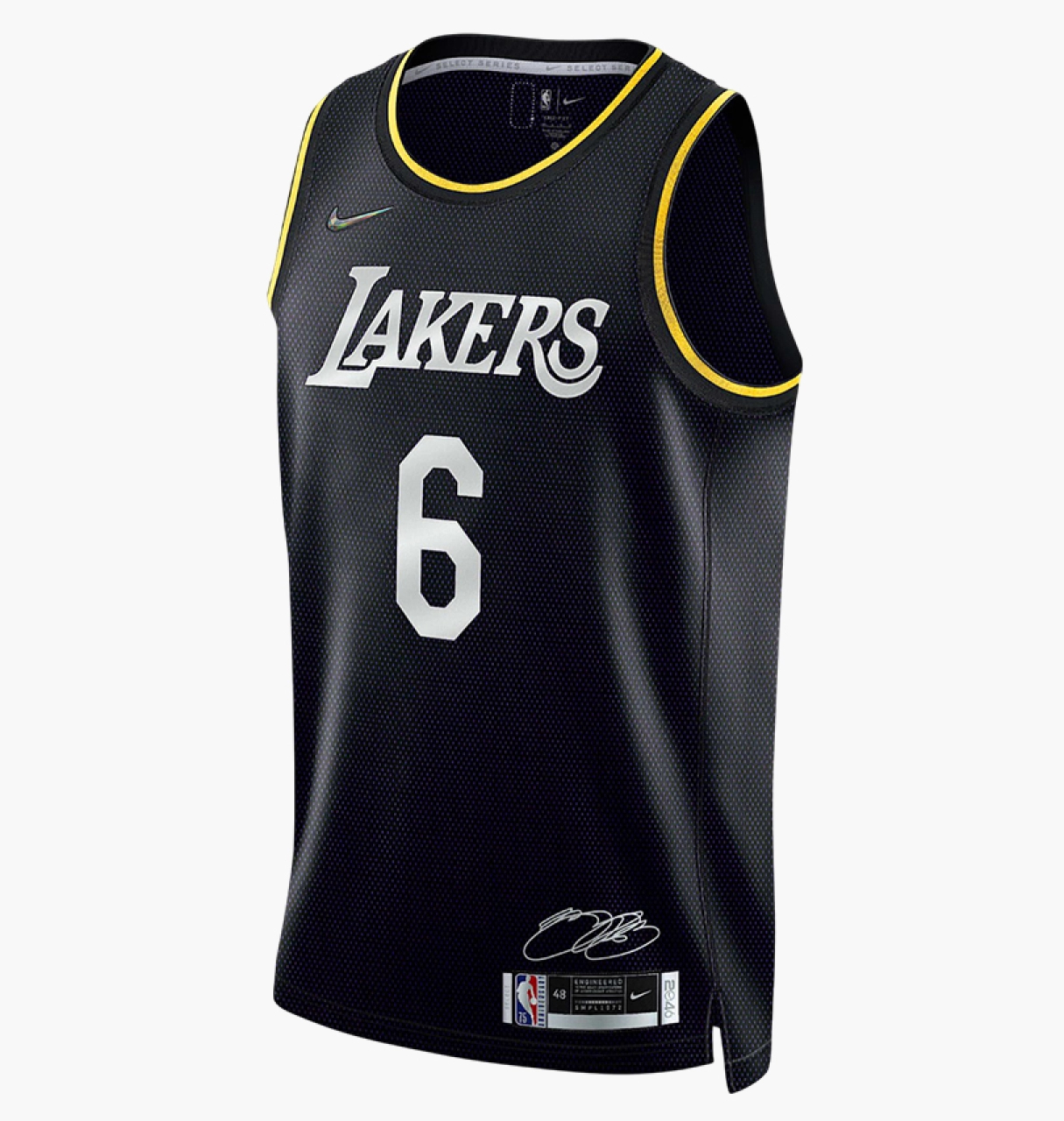 Майка чоловіча Nike Lebron James Los Angeles Lakers Nba Mvp Swingman Black (DH8060-010)