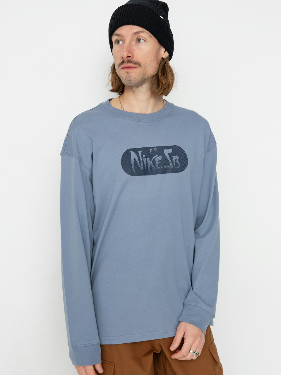 Кофта чоловіча Nike B Tee Ls M90 Brnd Rd (FQ3715-493)