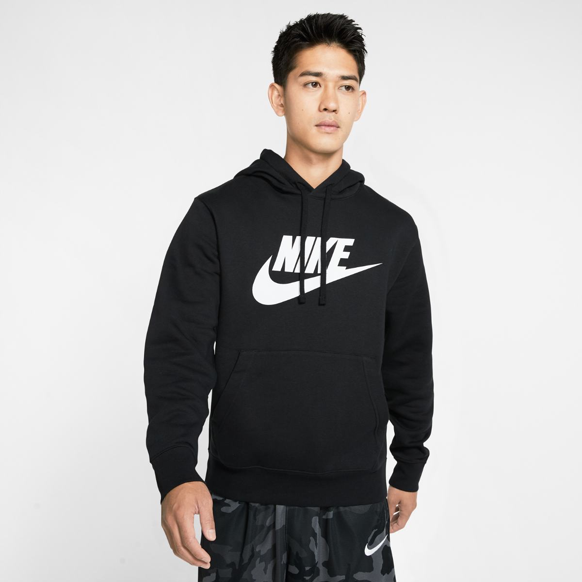 Бомбер чоловічий Nike Nsw Club Hoodie (BV2973-010)