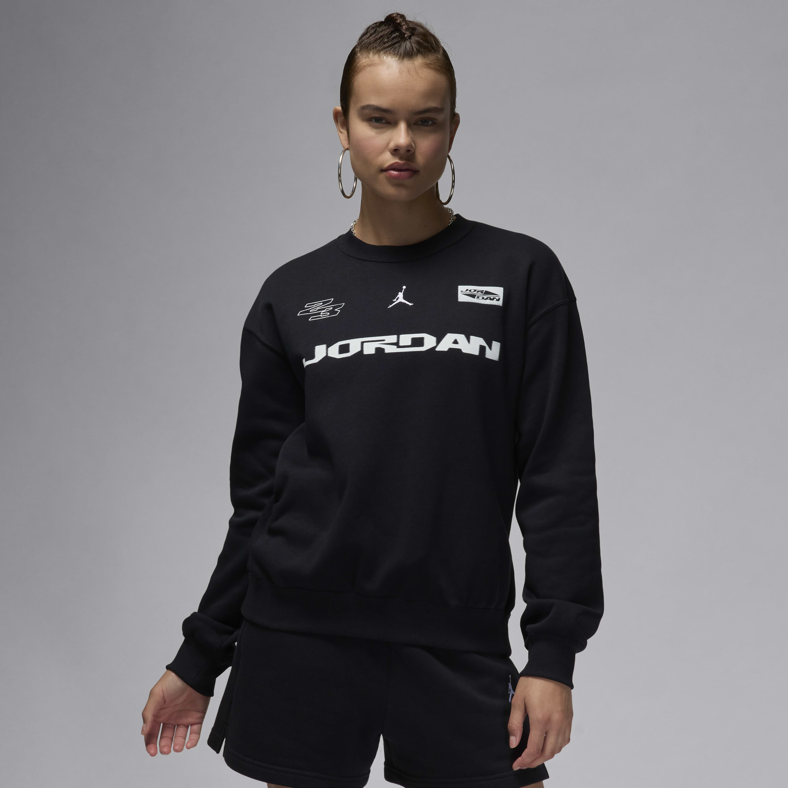 Кофта жіночі Nike Sweatshirt Brkln Flc Crew Gfx 24 (FV7086-010)