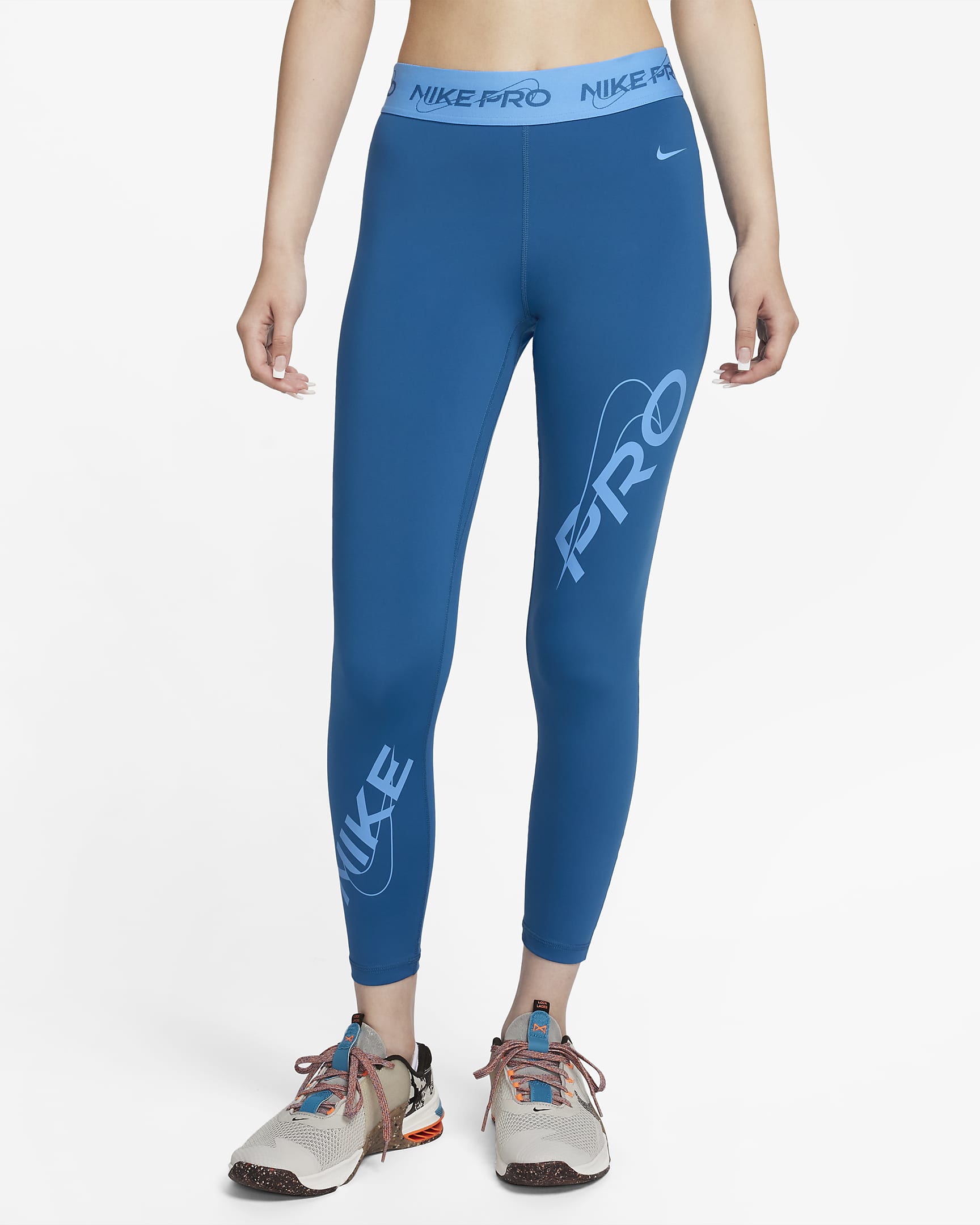 Лосіни жіночі Nike Pro Mid-Rise 7/8 (FB5488-457)