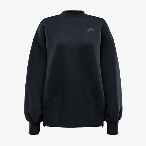 Кофта жіночі Nike Tech Fleece Oversized Crew Sweat Black (FV8041-010)