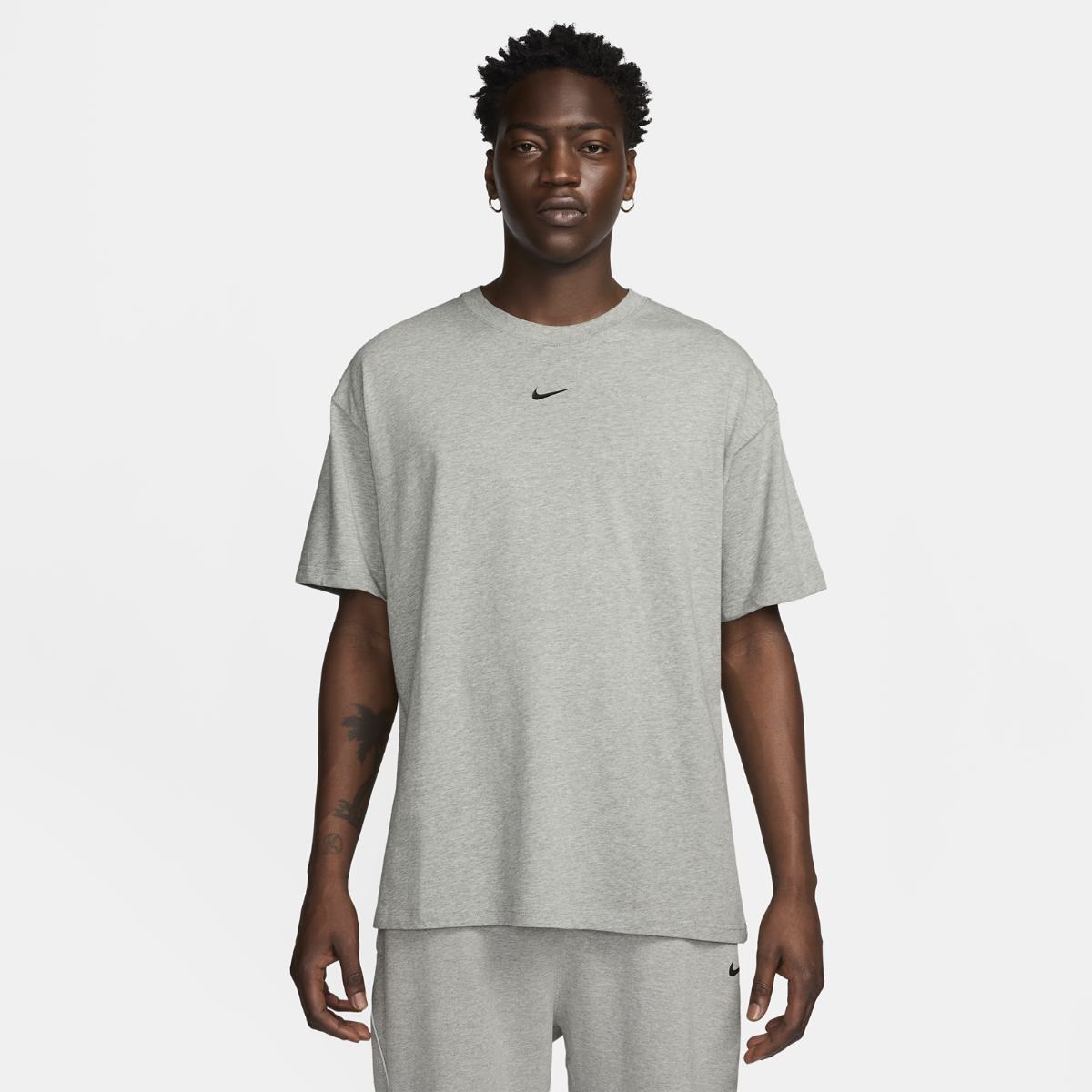 Футболка чоловіча Nike X Nocta Nrg Big Body Cs Tee Dark Grey Heather (FN7663-063)