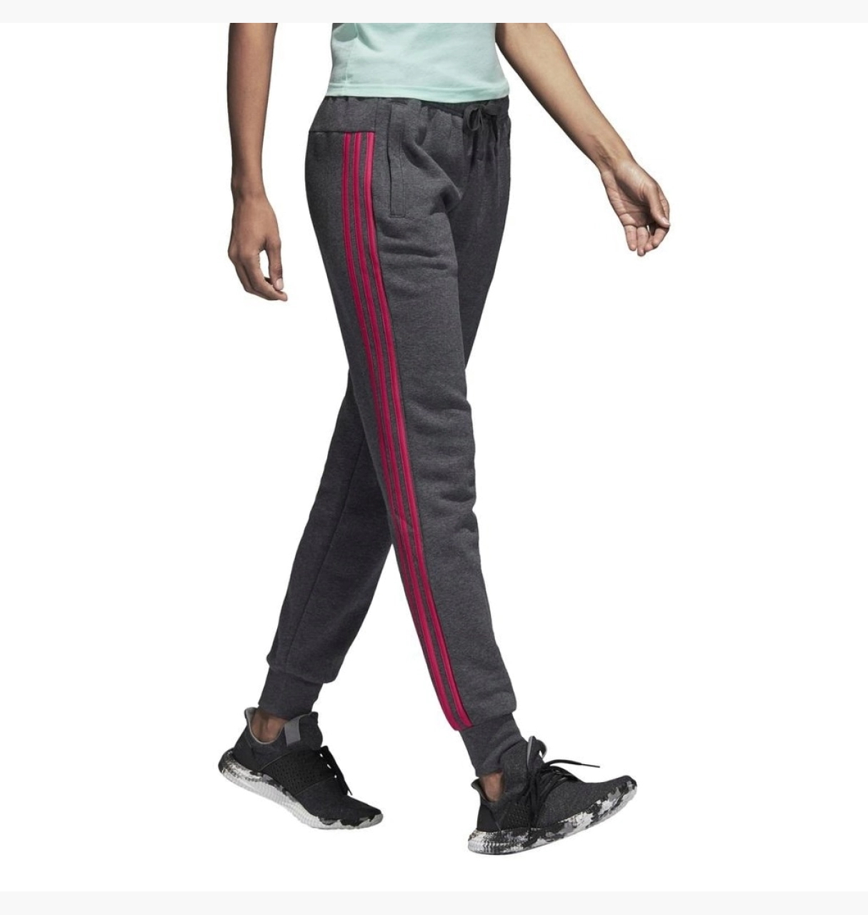 Брюки жіночі Adidas Essentials 3-Stripes Grey (CZ5749)